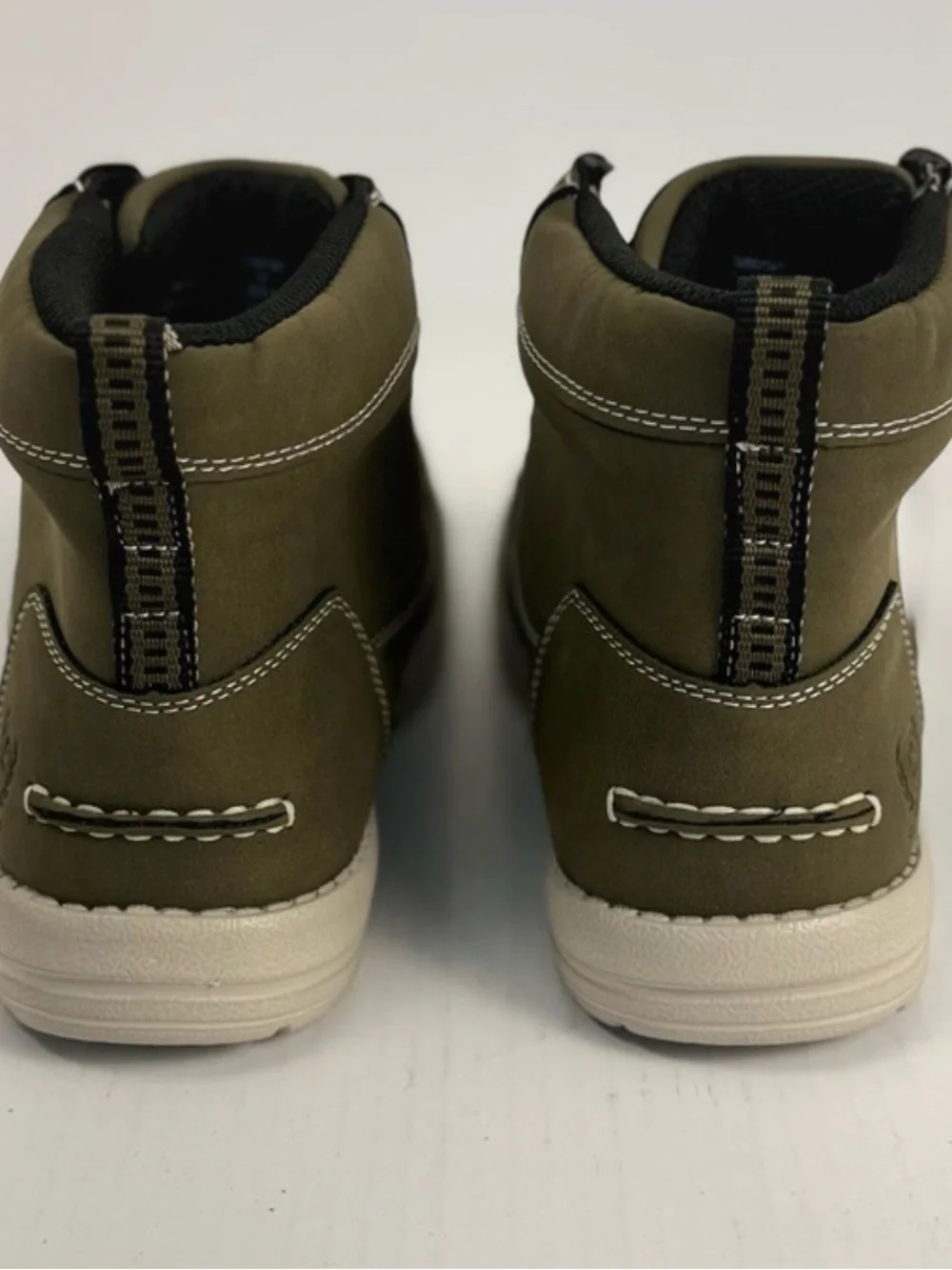 Chaps Olive Green Chukka Boots with Cream Sole